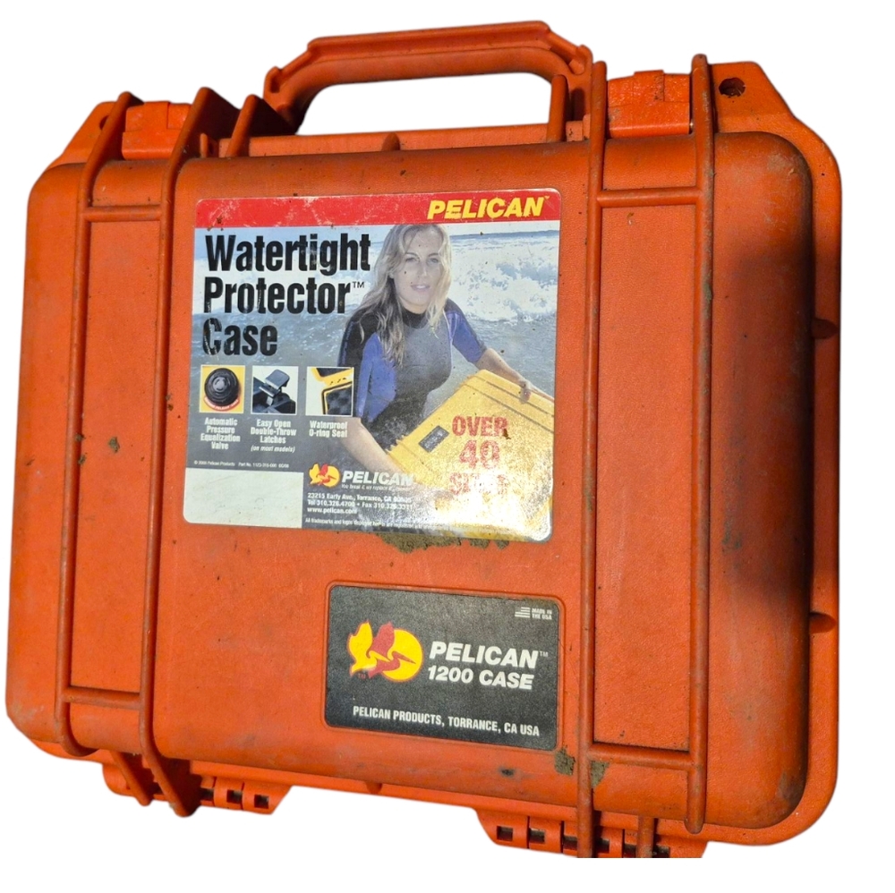 IsatPhonePro Satellite Phone With Pelican Watertight Protector Case - Orange